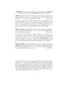 ATTENTION ! Les prix entre parenthèses [ ] sont des prix à l’exportation Prices in parentheses [ ] are netto prices (duty free, for export) 1. AFFRY, Louis d’ ([removed]Officier suisse. Son rôle dans la défense
