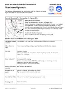 Precipitation / Rain / Cloud / Southern Uplands / Fog / Wind / Atmospheric sciences / Meteorology / Geography of Scotland