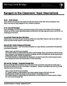 Climate / Environmental science / Tundra / Beringia / Ecology / Arctic / Ecosystem / Natural environment / Alaska / Physical geography / Earth / Biology