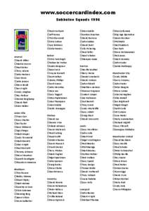 www.soccercardindex.com Subbuteo Squads 1996 Paul Warhurst Jeff Kenna Tim Sherwood Chris Sutton