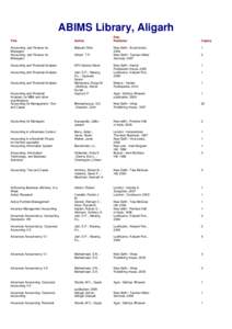 Microsoft Word - List of MBA Books AHSAN BHAI.docx