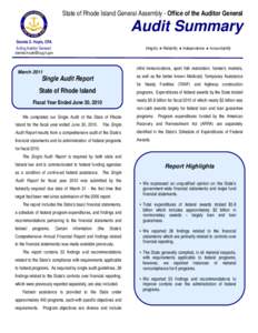 Many of the pension plans administered by Rhode Island municipalities have deteriorated further since our last report in July 2007