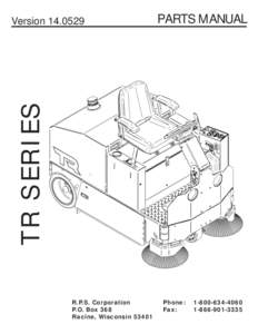 PARTS MANUAL  T R SERIES Version[removed]