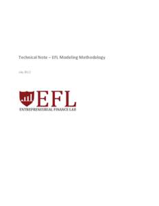 EFL Technical Note July 2012