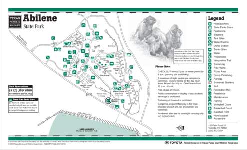 Abilene /  Texas / Abilene / Farm to Market Road 89 / New York state parks / Geography of Texas / Texas / Abilene State Park