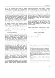 Government / International Narcotics Control Board / Drug prohibition law / Clandestine chemistry / Narcotic / MDMA / Illegal drug trade / United Nations Convention Against Illicit Traffic in Narcotic Drugs and Psychotropic Substances / Convention on Psychotropic Substances / Law / Drug control law / Drug policy