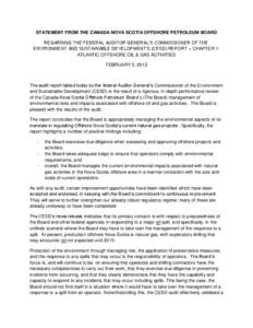 BP / Environmental impact assessment / Sustainable development / Technology assessment / Canadian Environmental Assessment Act / Natural Resources Canada / Energy / Offshore drilling / Oil spill governance in the United States / Environment / Petroleum production / Petroleum