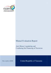 Mutual Evaluation Report Anti-Money Laundering and Combating the Financing of Terrorism December 2009