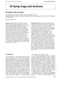 PII: S0143[removed]  Eur. J. Phys[removed]–313. Printed in the UK