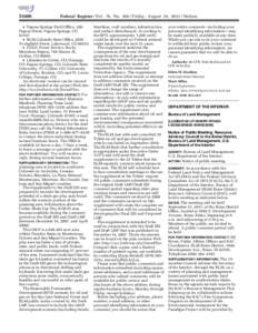 Conservation in the United States / United States Department of the Interior / Wildland fire suppression / Impact assessment / National Capital Memorial Advisory Commission / Environmental impact assessment / National Capital Planning Commission / Federal Land Policy and Management Act / Public comment / Environment / Government / Bureau of Land Management