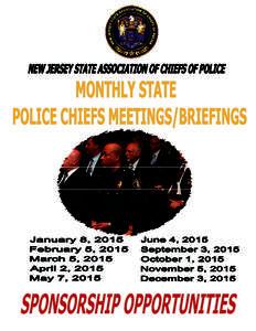 The New Jersey State Association of Chiefs of Police (NJSACOP) is a professional membership organization serving New Jersey’s law enforcement and private security executives. Founded in 1912 by 20 Chiefs of Police, ov