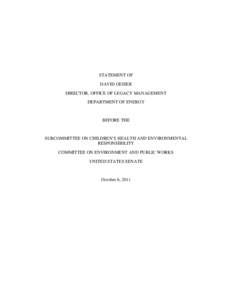 Soil contamination / Uranium mining / Moab Tailings / Tailings / Environmental remediation / Uranium / Phytoremediation / United States Department of Energy / Mining / Environment / Pollution / Earth