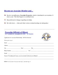 Microsoft Word - Associate  Membership Benefits Form