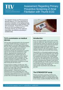 Assessment Regarding Primary Preventive Screening of Atrial Fibrillation with Thumb ECG
