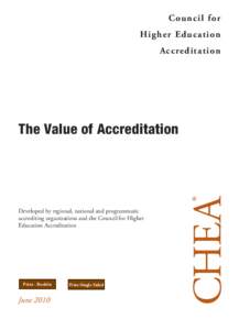 Accreditation / Evaluation methods / Unaccredited institutions of higher learning / Accreditation mill / Fraud / Council for Higher Education Accreditation / Higher education accreditation / Distance Education and Training Council / Educational accreditation / Evaluation / Quality assurance / Education