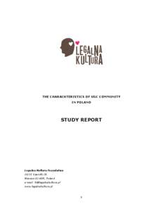 THE CHARACHTERISTICS OF UGC COMMUNITY IN POLAND STUDY REPORT  Legalna Kultura Foundation