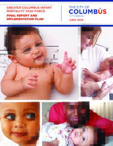 GREATER COLUMBUS INFANT MORTALITY TASK FORCE FINAL REPORT AND IMPLEMENTATION PLAN  JUNE 2014