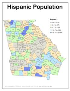 Hispanic Population Catoosa Dade  Fannin