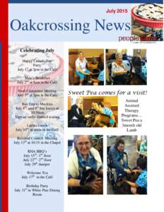 JulyOakcrossing News Celebrating July Happy Canada Day Party