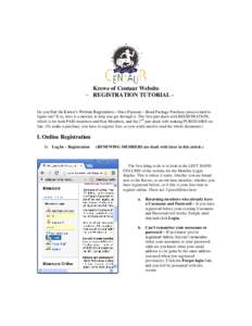 Krewe of Centaur Website – REGISTRATION TUTORIAL Do you find the Krewe’s Website Registration – Dues Payment – Bead Package Purchase process hard to figure out? If so, here is a tutorial, to help you get through 