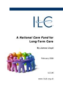 Microsoft Word - A National Care Fund for Long-term Care MASTER VERSION