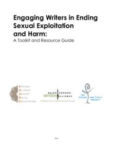 Engaging Writers in Ending Sexual Exploitation and Harm: A Toolkit and Resource Guide  2012