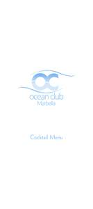 Cocktail Menu  Mojito Styles Ocean Club Classic Mojito	  17€