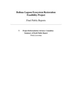 Bolinas Lagoon Ecosystem Restoration Project