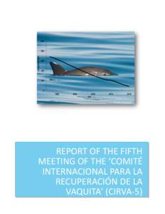 REport of the Fifth Meeting of the ‘Comité Internacional para la Recuperación de la Vaquita’ (CIRVA-5)