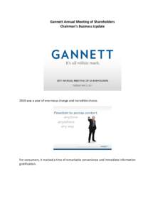 Gannett Annual Meeting of Shareholders
