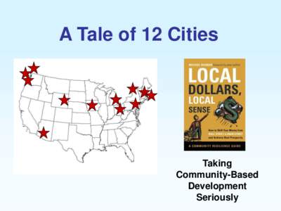 A Tale of 12 Cities  Taking Community-Based Development Seriously