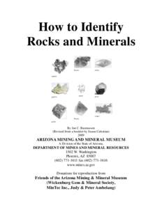 How to Identify Rocks and Minerals fluorite calcite
