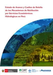 ESTADO DE AVANCE Y CUELLOS DE BOTELLA DE LOS MECANISMOS DE RETRIBUCIÓN POR SERVICIOS ECOSISTÉMICOS HIDROLÓGICOS EN PERÚ