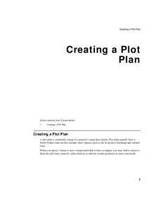 Creating a Plot Plan  Chapter 9: Creating a Plot Plan