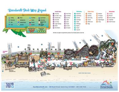 Santa Cruz Beach Boardwalk Visitor Map