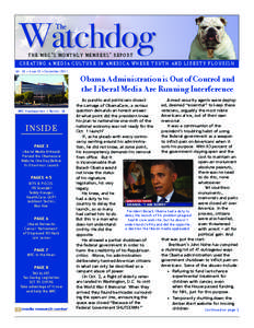 Watchdog The the mrc’s monthly members’ report  CREATING A MEDIA CULTURE IN AMERICA WHERE TRUTH AND LIBERTY FLOURISH