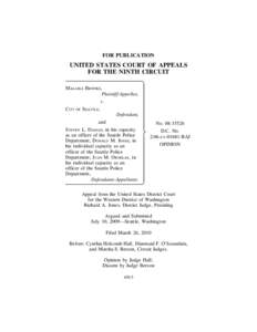 FOR PUBLICATION  UNITED STATES COURT OF APPEALS FOR THE NINTH CIRCUIT MALAIKA BROOKS, Plaintiff-Appellee,