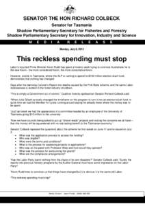 Microsoft Word - 080713This reckless spending must stop.docx