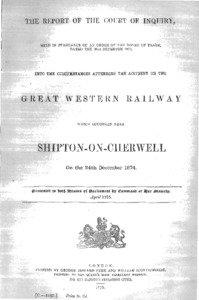 Rail transport in the United Kingdom / Wheel / Carriage / Great Western Railway / Shipton-on-Cherwell train crash / Great Western Railway accidents / Big four British railway companies / Transport in the United Kingdom / Transport