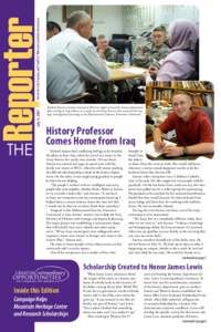 News for the Faculty and Staff of Western Carolina University  July 9, 2007 the