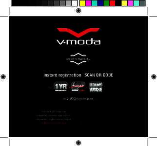 USER’S MANUAL  ... instant for  registration . SCAN QR CODE ...