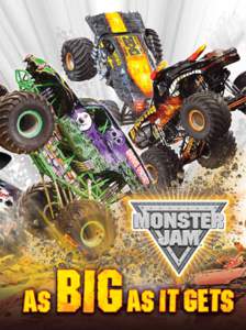 onster Jam® is the perfect sports and entertainment brand mixing racing, showmanship and the ultimate fan experience into one incredible, action packed live show. Matched by no other family entertainment property, Mon