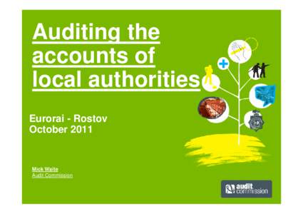 Auditing the accounts of local authorities Eurorai - Rostov October 2011
