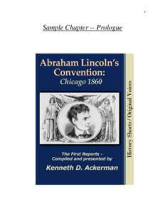 Lincoln 1860 sample chapter - PrologueDOCX