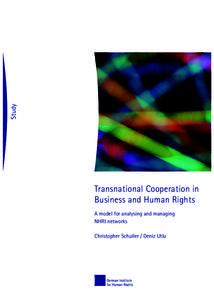 Study  Transnational Cooperation in Business and Human Rights A model for analysing and managing NHRI networks