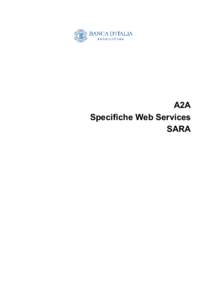 A2A Specifiche Web Services SARA 1