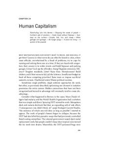 [removed]p234-322 r4k[removed]:56 PM Page 285  CHAPTER 14 Human Capitalism Parachuting cats into Borneo — Stopping the waste of people —