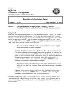 United States  Office of Personnel Management The Federal Government’s Human Resources Agency