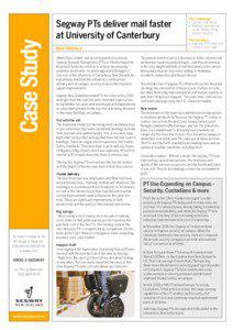 Case Study  Segway PTs deliver mail faster