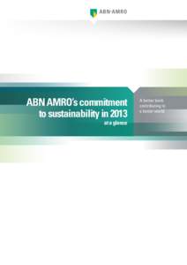 Santander Group / Finance / Environment / AMRO / Socially responsible investing / Sustainable development / Sustainable business / ABN AMRO Group / Intertrust Group / ABN AMRO / Business / Royal Bank of Scotland Group